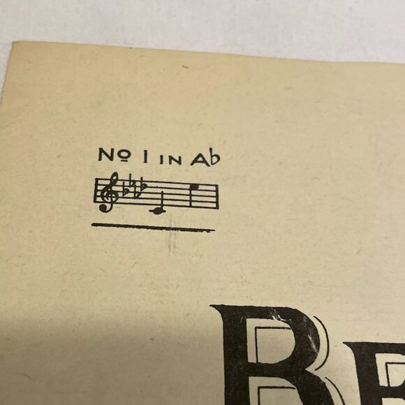 Because Piano Sheet Music In Ab Low Voice 1902 Chappell & Co. Inc. d'Hardelot - Picture 6 of 7